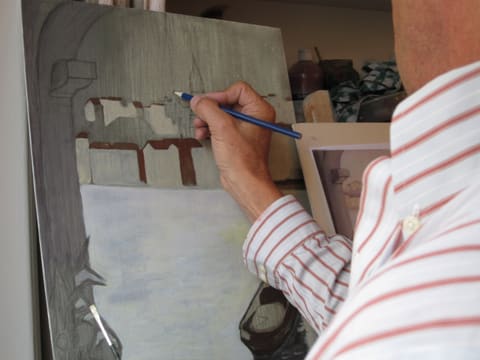 L’atelier et Delphine — Atelier du Mérac